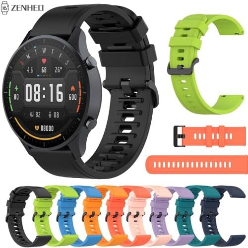 22mm Silicone Band Strap for Xiaom Mi Watch Color Replacement Watchband For Samsung Galaxy Watch 46mm/Galaxy Watch3 45mm