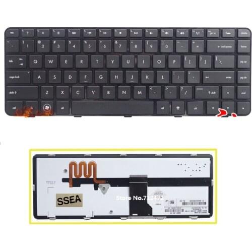 SSEA New laptop US Keyboard backlight for HP Pavilion dm4 dm4-1000 DM4-1100 DM4T-1000 DM4-2015DX DV5-2000 DV5T-2000