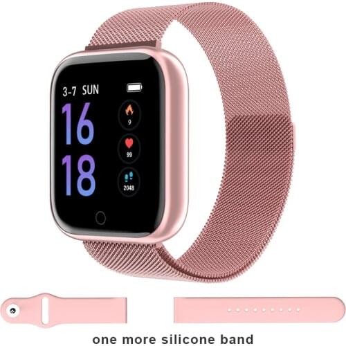 T80 Bluetooth watch Women Men Sport Fashion IP67 Waterproof Activity Fitness Tracker Android IOS Information Reminder Smartwatch