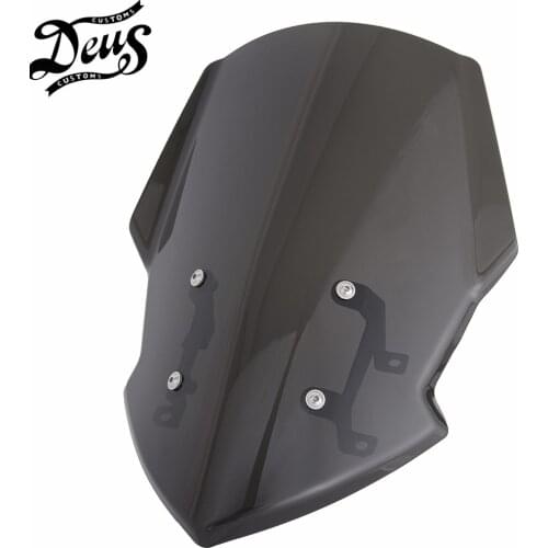 Motorcycle Windscreen Windshield Wind Deflector With Bracket Double Bubble For Yamaha MT07 MT 07 MT-07 FZ07 FZ-07 2018 - 2020