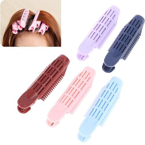 Hair Curler Clips Clamps Roots Perm Rods Styling Rollers Hair Root Fluffy Bangs Hair Styling Pins Part Supplies Accessories