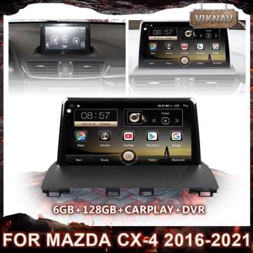 Android car radio For Mazda CX-4 2016-2021 multimedia video player navigation GPS 2 din Stereo Receiver Tape Recorder carplay