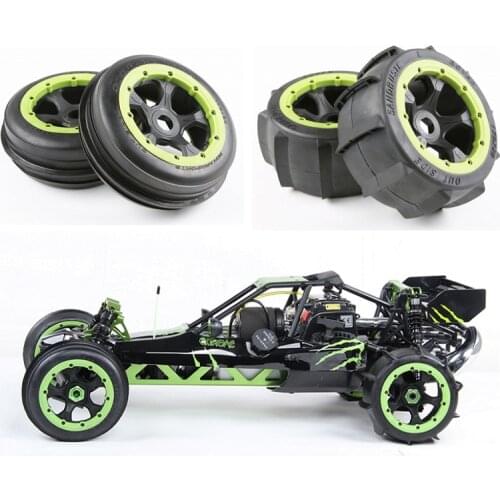 Buggy Sand Paddle Wheel Desert Tire for 1/5 HPI Rovan King Motor Baja 5B SS 2.0