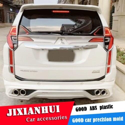 For Pajero Spoiler 2016-2018 Mitsubishi Pajero Sport Spoiler Y-CK ABS plastic Material Car Rear Wing Color Rear Spoiler