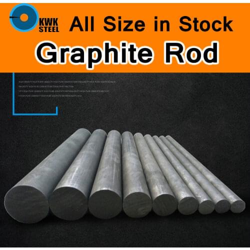 Graphite Rod Bar High Pure Carbon Graphite Electrode Rods Pyrolytic Graphite Carbon Bars High Purity Mould DIY Tool Parts