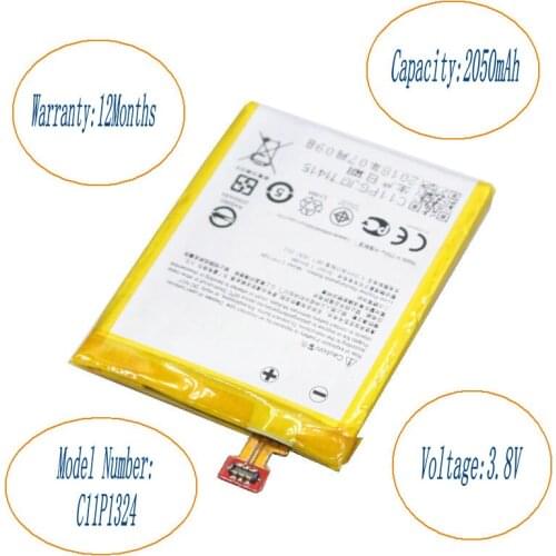 ISkyams 10pcs/lot 2050mAh C11P1324 Replacement Battery For ASUS Zenfone 5 T00F T00J A501CG A500CG A501 A500G Z5 A500 A500KL