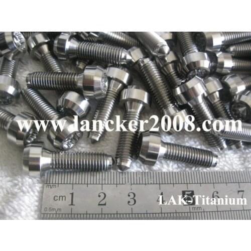 M7*24.5 Gr5 Titanium 12 Gear cap head bolt/screw for BBS Bentley Jaguar wheel hub