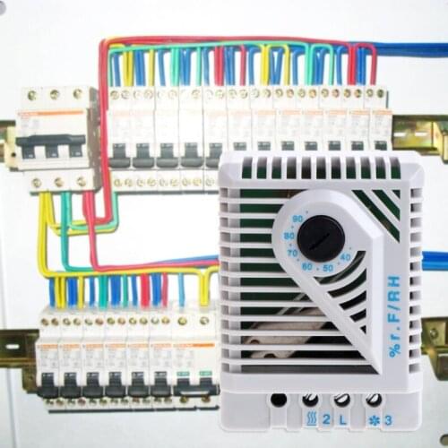 Mechanical Hygrostat Humidity Controller Connect Fan Heater for Cabinet MFR012