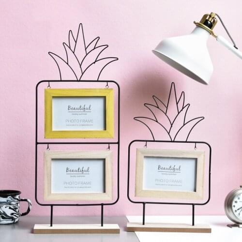 Fashion Pineapple Photo Frame, Room Table Decoration, Photo Holder