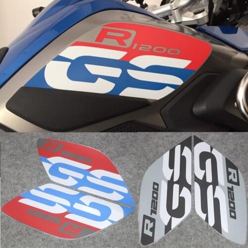 Motorcycle For BMW R1200GS GS R1250GS Tank Traction Side Pad Gas Fuel Knee Grip reflective Sticker Decal protective pad Non-slip