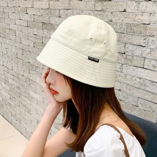 Panama Womens Bucket hat for teens Solid color Hats for women sautumn and summer fashion hip hop hat cap Woman hat cowboy hat