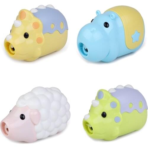 Automatic Maker Gun Colorful Summer Funny Magic Bubble Blower Machine With Music Mini Kids Outdoor Toys Children Gift