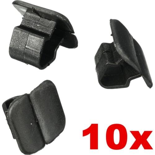 10pcs Hood Insulation Plastic Retainer Bonnet Holder Pad Clip For VW 1H5863849A01C