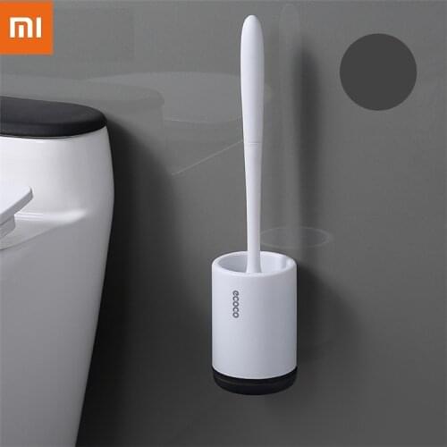 Xiaomi EcocoToilet Brush Rubber Head Holder Cleaning Brush for Toilet Wall Hanging Household Floor Cleaning Bathroom Accessories