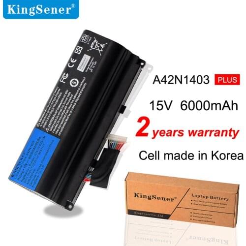 Kingsener A42N1403 Battery Replacement For ASUS ROG G751 GFX71JY GFX71JT G751JY G751JM G751JT A42LM9H A42LM93 4ICR19/66-2 8cells