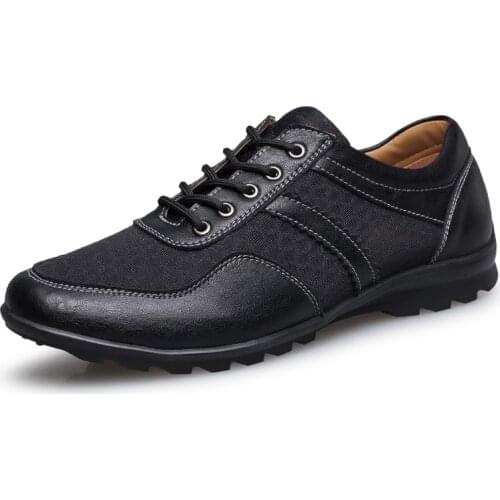 Men Casual Shoes Light Artificial Leather Sneakers 2020 New Autumn Comfort spring Outdoor Breathable Casual Flats Shoes Men