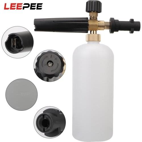 1L Car Soap Foam Generator Snow Foam Lance Adjustable Sprayer Nozzle High Pressure Washer For Karcher K2 K3 K4 K5 K6 K7