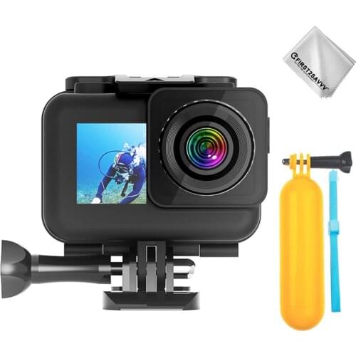 61 Meters Waterproof Housing Case compatible with DJI OSMO Action Cam Digital Camera with Bracket Accessories