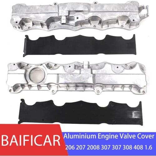 Baificar Brand New Engine Aluminium Intake Exhaust Valve Chamber Cover Gasket For Peugeot 206 207 307 308 408 301 308S 2008 1.6
