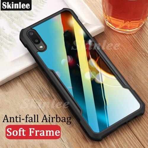 Skinlee For Samsung Galaxy A02 M02 Case Official Original Shockproof Cover For Samsung M02 A02 A02S Airbag Case