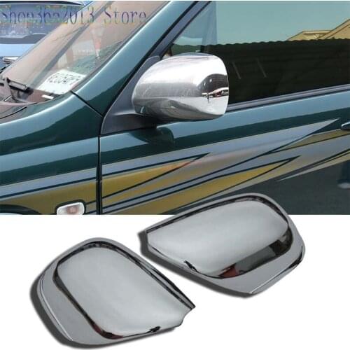 For Toyota Prado FJ120 2003-2009 ABS Chrome Side Rearview Mirror decor Cover Trim Car Styling Accessories