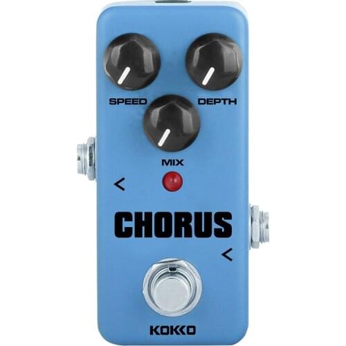 Kokko Chorus Guitar Effect Pedal Adjust Mixing Ratio Analog Chorus Effects Stompbox for Electric Guitar Original Sound