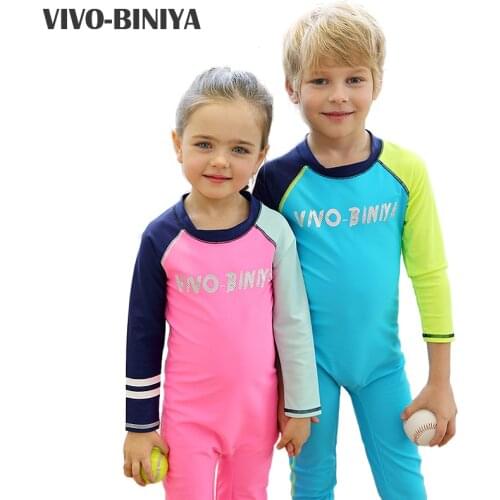 Kids One Piece Long Sleeve Full Body Sun Protection Rash Guards Swimsuit with Cap Zip up Lycra Wetsuit Swimwear Baby Girls Boys