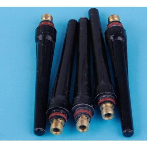 LETAOSK New 5pcs Bakelite & Metal Long Back Cap Fit For TIG Welding Torch WP-17 WP-18 WP-26 57Y02