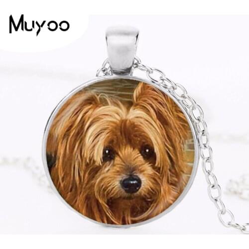 AliExpress Hot Sale Animal Jewelry Dog Photo Pendant Choker Necklace Men Women Gift For Dog Lover Necklace Puppy Jewellery HZ1
