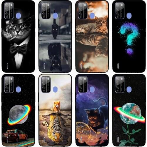 Fashion Soft silicone TPU Back Cover For ITEL VISION 1 PRO Phone Funda Case For Itel Vision 1 Pro Cute Cartoon Case