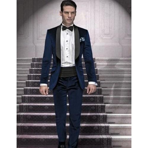 Fnoexw Fashion Bespoke Men Suit For Wedding Prom Dinner Mens Suits Groom Best Man Blazers Handsome Costume Homme Regular