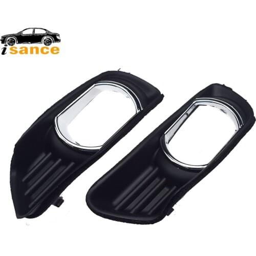 New 2PCS 52128-06040, 52127-06040 Front Left Right Bumper Fog Light Trim Bezel Cover Base Cap for Toyota Camry 2007 2008 2009