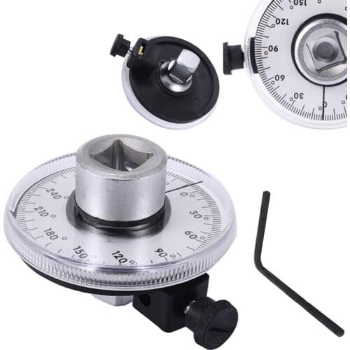Professional 1/2 Inch Adjustable Drive Torque Angle Gauge Auto Garage Tool Set For Hand Tools Wrench