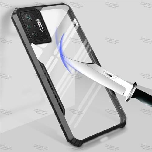 For Xiaomi Redmi Note 10 Pro Airbag Bumper Shockproof Shell for xiaomi redmi note 9 8 7 pro max for mi 11 10t pro Case Coque