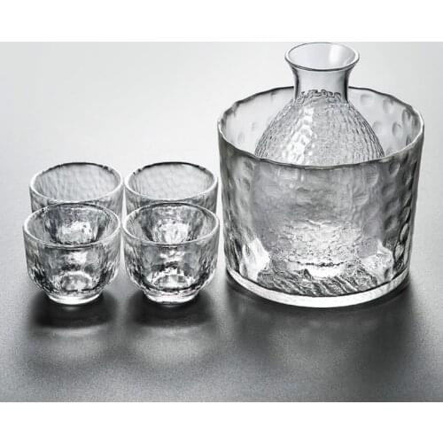 Nordic Transparent Glass Practical Simple Whiskey Glass Bottle Mens Gift Set Luxury Collection Whiskey Karaf Drinkware Ec50jj