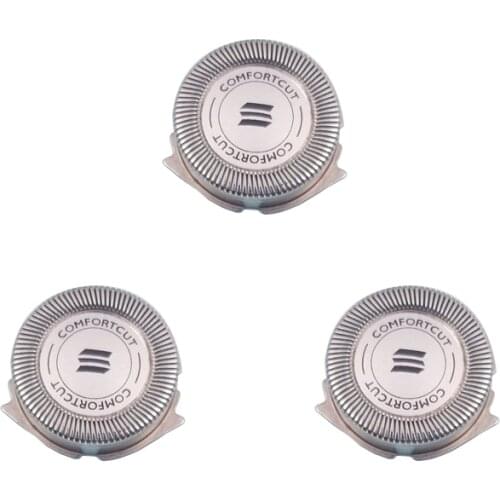 3pcs Electric Shave Heads For Xiaomi Stainless Steel Replacement Razor Heads Mens Shaving Beard Machine Blade For Philip SH30