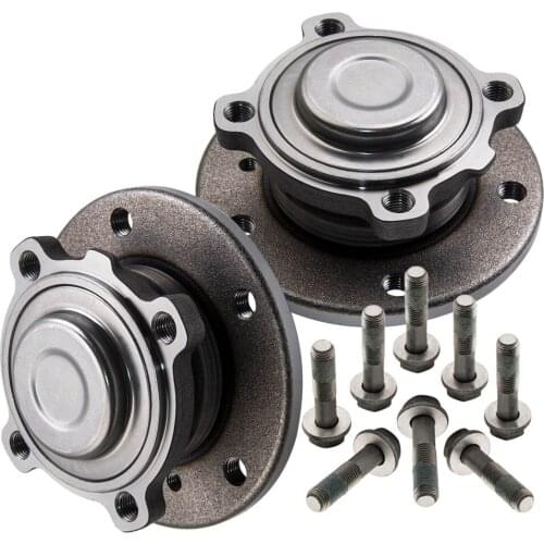 2PCS FRONT WHEEL BEARING HUBS FOR BMW 1 SERIES E81 E88 3 SERIES E90 E91 E92 E93