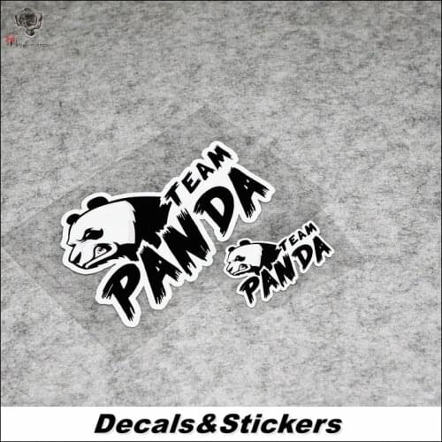 NO.L158 Panda Team 3M Reflective Modified Stickers Car Glass Waterproof MOTO GP Decals Racing Motorcycle Motocross