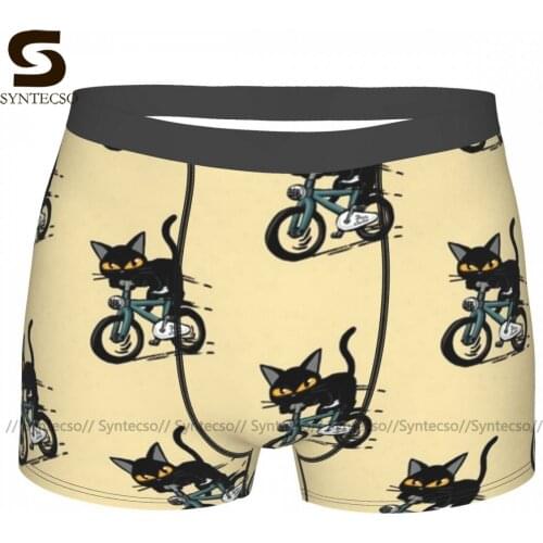 Bike Underwear Hot Polyester Funny Trunk Male Sublimation Customs Boxer Brief
