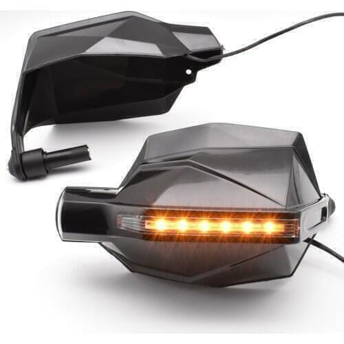 Motorcycle Handguards Windproof Proguard System Guard Gear + Signal Lamp For YAMAHA WR450F WR250R WR250X WR450 SEROW 225 250