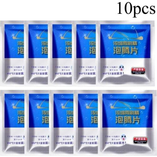 Best 10PCS/Pack Car Solid Wiper Fine Wiper Car Windshield Glass Cleaner Car Accessories For All cars Car Glass Clean Water