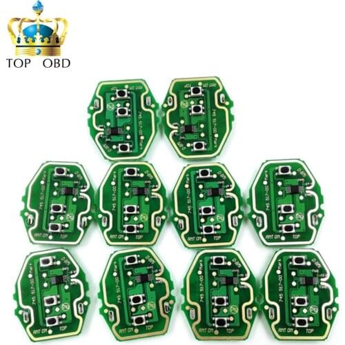 Wholesales 10PCS*EWS Remote Control Circuit Board for B*MW 3 Button 315/433MHz W/O Key Shell