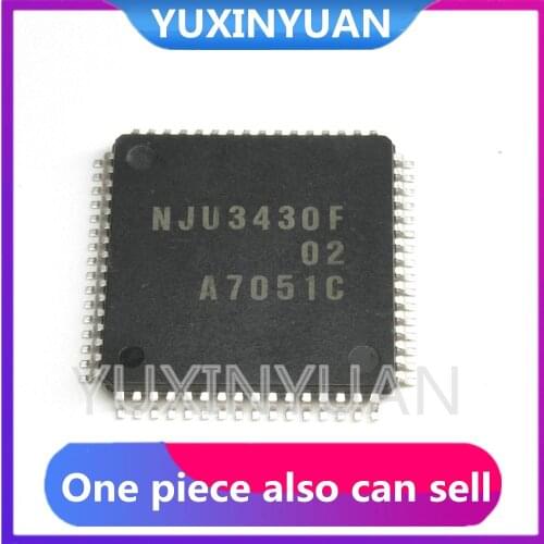 2PCS/LOT NJU3430F QFP64 chip LCD NJU3430 QFP IN STOCK