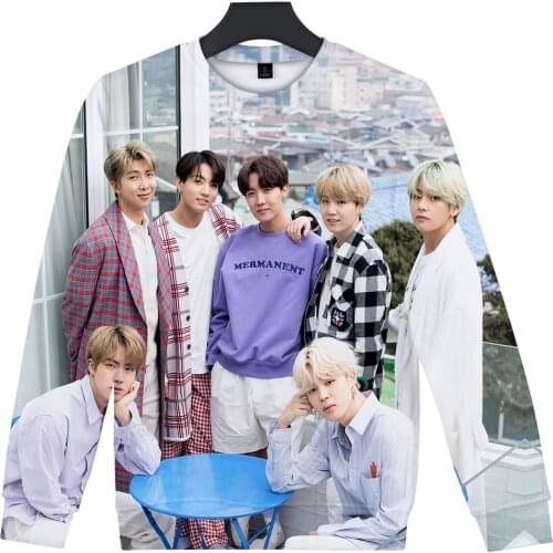 Hip Hop Kpop 3D Hoodies Sweatshirt Cute 3D Cartoon Printed Sweatshirts Pullovers Men/women Long Sleeve Streetwear K-pop Hoody