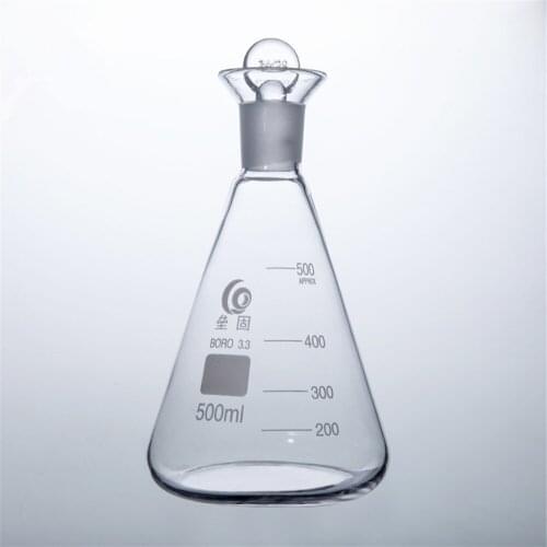 500ml Iodin Determination Flask Grinding Mouth Conical flask For Chemistry Laboratory
