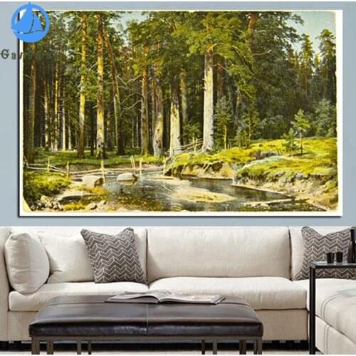 5D Diamond Painting Kit Kyoto Sunset River Forest Landscape Diamond Embroidery Full Square Beaded DIY Rhinestones Art Home Decor