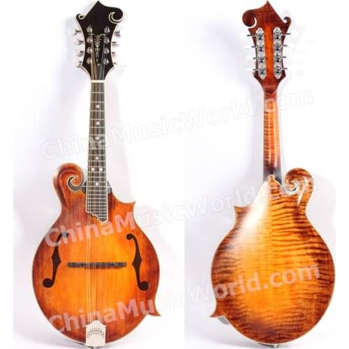 Afanti Solid Spruce top / Flamed Maple Back & Sides / Afanti Mandolin (AMB-205)