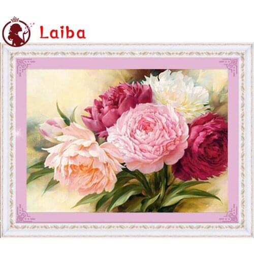 Diamond embroidery Flower, large size 5D full diamond painting square round drill rhinestone pictures mosaic wall decoration