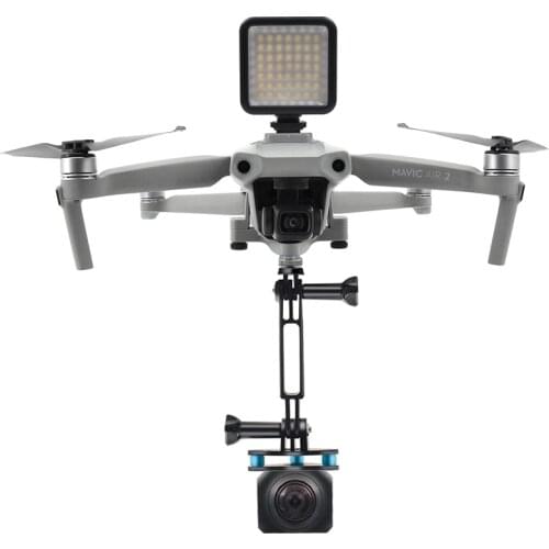 Camera Holder Extended Adapter Fill Light Mount Brackets For DJI Mavic AIR 2 Drone Camera Extended Adapter Mount Bracket Holders