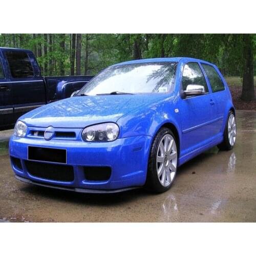 For VW. Golf Mk4 Front Bumper Lip Cupra St. ABS Plastic 3 Pieces Matte Black For VW. Golf All Models Compatible